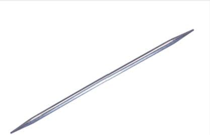 Hiya-Hiya Agujas de tejer de doble punto de acero inoxidable afilado de 8 pulgadas