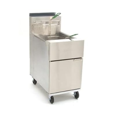 Aahar-India Stainless Steel Standing Deep Fat Fryer for Frying Delicious food