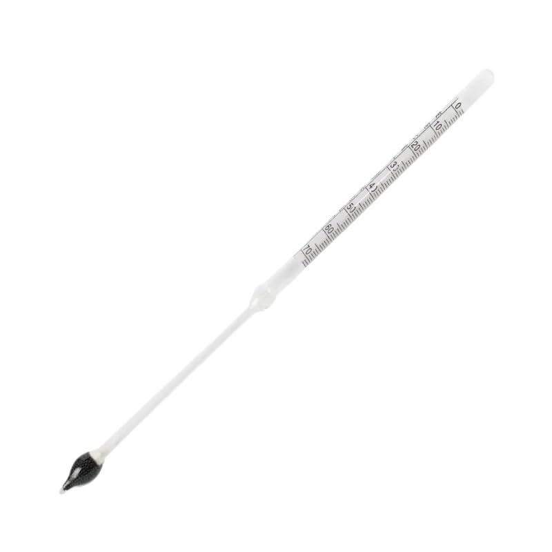Laboratory Baume (°Bé) Meter Glass Densitometer 0-70 High Precision Salinity Hydrometer Glass Liquid Hygrometer Pack of 5/PK