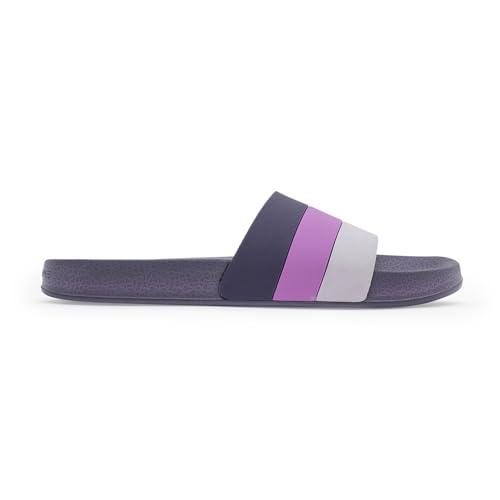 Image of Red Tape Womens Sliders in Slate Blue | Casual Pool Sliders | SLATE BLUE | 3 UK