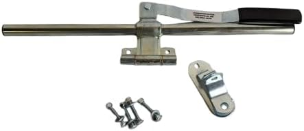 Trailer Cam Lock Latch Assembly 24" Cam Lock for Cargo, Enclosed, Horse and Utility Trailers Single Hinged Plated Steel. Made in USA (1)