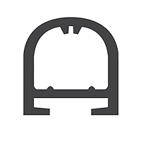 Qagea 018-546 RV Slide Out Clip Rubber Seal Weather Stripping with 2