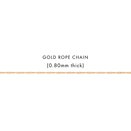 Tsd 14K Yellow Gold Personalized Name Necklace With A 16" Chain In Glamorous Font By Jewlr* #TOP5