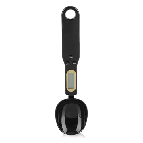 Balanza de cuchara digital de precisión para cucharas, con graduación de 0.1 g hasta 500 g, báscula de mano con cuchara, también para líquidos, báscula de precisión para especias