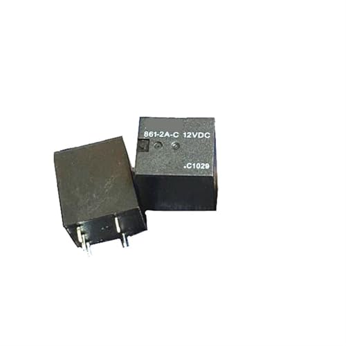 Relais 861-2A-C 12VDC à haute conductivité pour isolation de puissance, pack de 5 pièces