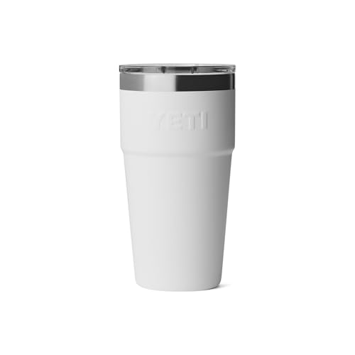 Image of YETI Rambler 20 oz Stackable Tumbler, Stainless Steel, Vacuum Insulated with MagSlider Lid