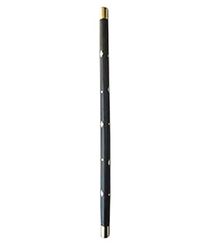 Dream Value Wooden Walking Swagger Sticks 23 inches Black