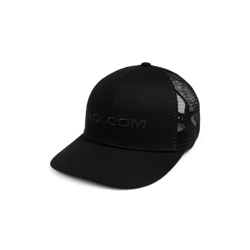 Image of Volcom Men's Snapback Hat - 6-Panel Twill Flat Brim Cap Adjustable Snap Closure