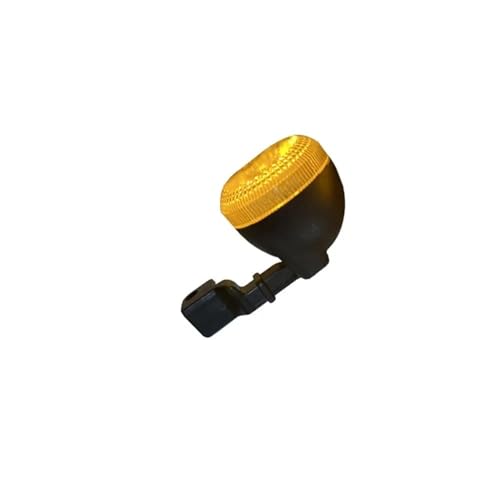Feux arriere de moto avec clignotant indicateur rond ambre et optique haute definition 12V