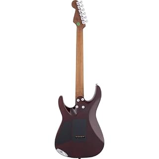 Charvel USA Select DK24 HSS 2PT CM QM Autumn Glow – Guitare Électrique Personnalisée - Les Beatles, Paul McCartney, John Lennon, RIngo Starr, George Harrison Charvel USA Select DK24 HSS 2PT CM QM Autumn Glow - Guitare Électrique Personnalisée – Image 2