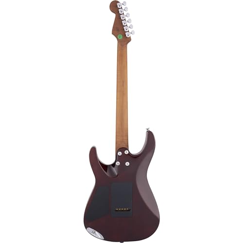 Charvel USA Select DK24 HSS 2PT CM QM Autumn Glow – Guitare Électrique Personnalisée - Les Beatles, Paul McCartney, John Lennon, RIngo Starr, George Harrison Charvel USA Select DK24 HSS 2PT CM QM Autumn Glow - Guitare Électrique Personnalisée – Image 3