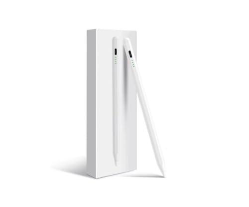 Caneta Touch Premium Universal Tablet Celular Smartphone Ponta fina removível 2 pontas extra Sincronização fácil com Android IOS — Precisão, Estilo e Sofisticação na Ponta dos Seus Dedos