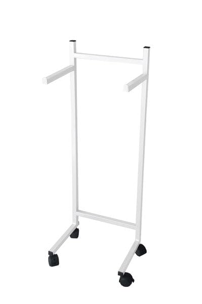 Set di 6 Sedie Pieghevoli con Carrello Assortiti in Acciaio - Bianco, Grigio e Nero