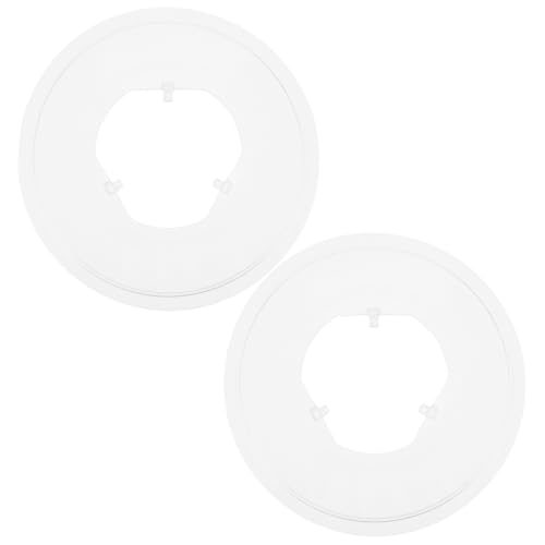 DECORNIJIA 2 piezas Protector Transparente para Radios de Bicicleta Cubierta Plástica Resistente para Piñones para Bicicleta de Montaña Protección Funcional para Cadena y Eje de Rueda