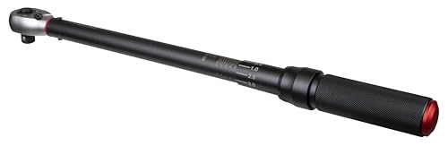 Sealey Calibrated Micrometer Style Torque Wrench 1/2" Sq Drive 40-220Nm - Premier Black - STW904B