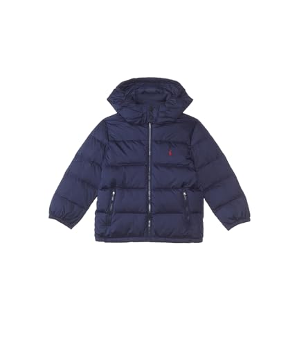 Polo Ralph Lauren Kids Boys' Water-Repellent Down Jacket (Little Kids), Size 5 Newport Navy