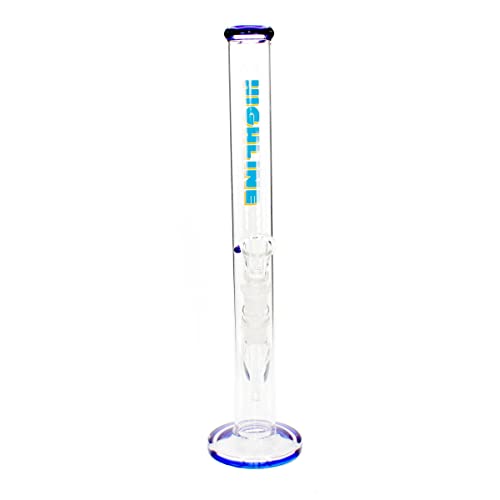 Highline BONG Dolittle Glaspfeife 40 cm Höhe mit KL + Schlitz Diffusor Chillum NS19 aus Borosilikat – Bild 4