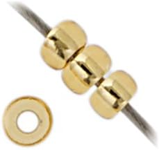 Miyuki 15/0 Japanese Glass Seed Beads 22gms SB3 in Gold Silver Lined