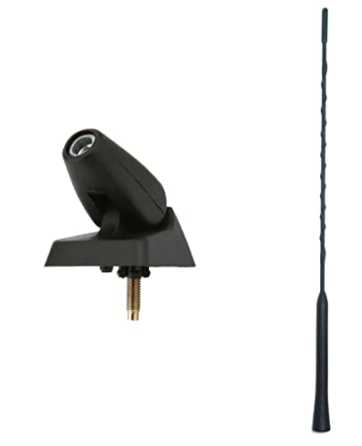 Antenne et base compatibles avec Peugeot 106 206 306 405 406 806 Expert Partner 40,6 cm