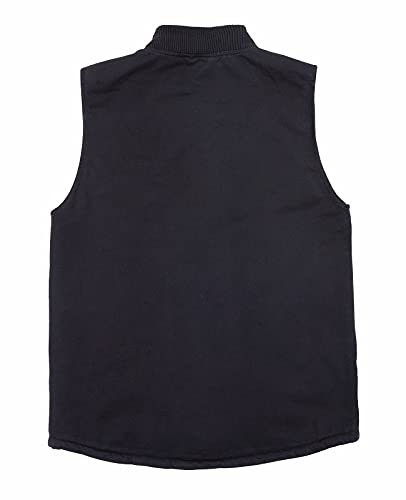 ThCreasa Mens Sherpa Fleece Lined Vest Sleeveless Zip Up Winter Outdoor Travel Fishing Vest Jacket2