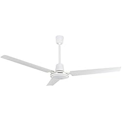 Ventilador Orbegozo Cf 85120 Orbegozo CF 85120 - Ventilador de techo con 5 velocidades, interruptor de pared, 3 palas, 120 cm diámetro, 70 W, blanco