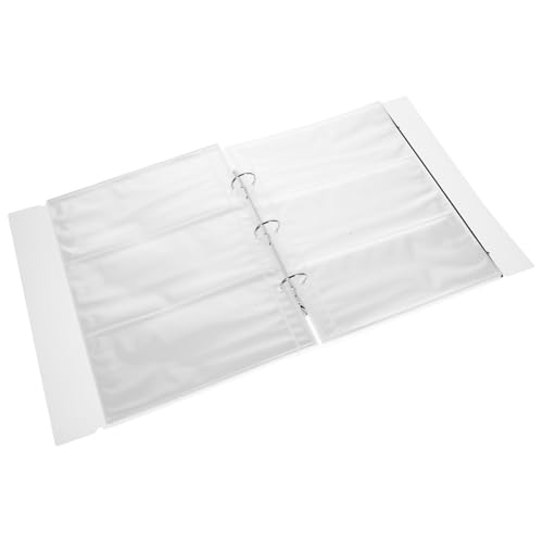 NIYANGLE Álbum para Guardar Entradas de Cine y Conciertos Carpeta de Hojas Sueltas 30 Páginas Interiores Tamaño para 3 Entradas Cubierta Mate Resistente y Portátil para Organizar Fotos