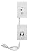 Legrand - Wiremold Wiremold USB Outlet Relocation Kit, Move Outlets Where You Want Them! Type A/C USB Charging Ports, Outlet & Cable Management, IWPEUSBAC-WH,White