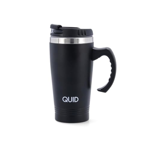 Quid Cocco Mug Acero Inoxidable 0,45l Acero Inox No Apto Microondas Térmico Frío Calor 12 Horas