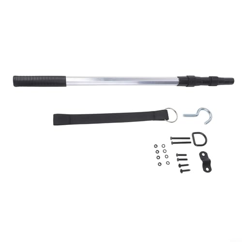 Kit de barra de extensión para ático, gancho telescópico de aluminio y cuerda para escalera de loft, puerta de garaje y persiana enrollable, sistema de herramientas de alcance de techo alto