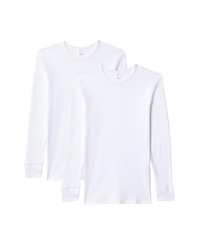 Abanderado Pack Camiseta térmica Manga Larga y Cuello Redondo Algodón de Invierno Hombre x2