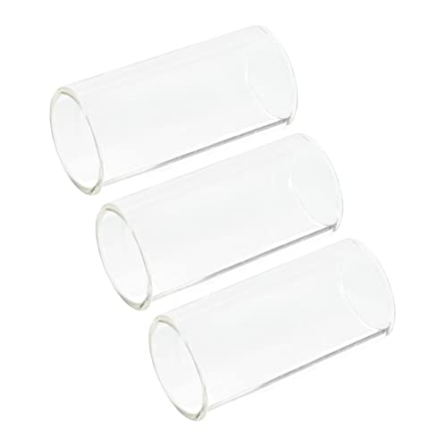 Milisten Finger Protectors for Guitar 3pcs Glass Fingertip Guards Skin-friendly Material Comfortable for Long Practice Sessions Banjo Mandolin