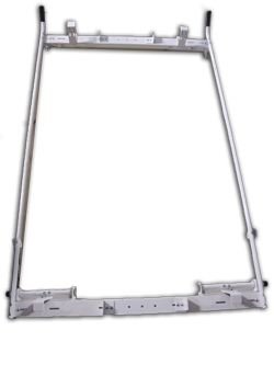 Aluminum Van Ladder Rack Compatible with GMC Savana, Chevy Express Vans - Double Lock Down