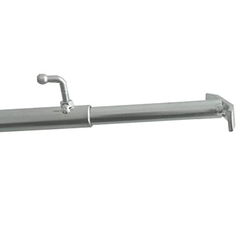 MS Aramados, 31486, Suporte Extensor Prolongador Ajustável de Churrasqueira Grelhas Espetos, cor Cin