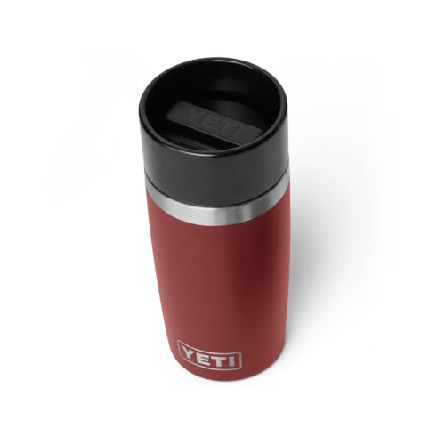 Image of YETI Rambler 12 oz Travel Bottle, Stainless Steel, Vacuum Insulated with Leakproof Commuter Cap, Stag Red