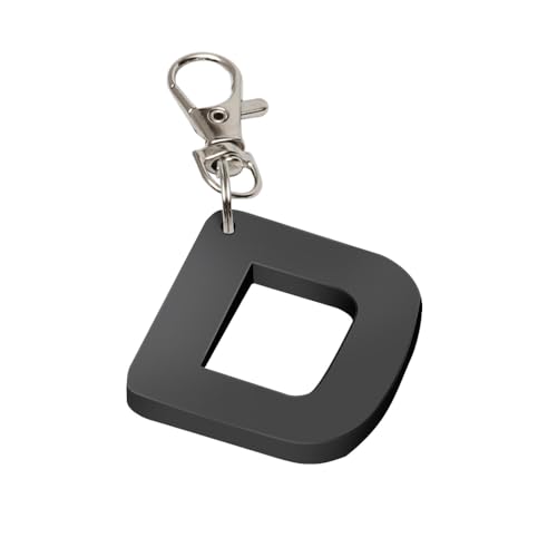 [KIPROSTAR] �A���t�@�x�b�g �L�[�z���_�[ [�u���b�N ��] [A�`Z] ����45mm ��5mm �A�N���� �L�[�z���_�[ �L�[�����O �`���[�� �啶�� ������� �C�j�V���� ���킢�� �p�� �v���[���g (D)