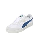 PUMA, Tenis Casuales Seoul, Unisex, Blanco con Azul, Talla 28
