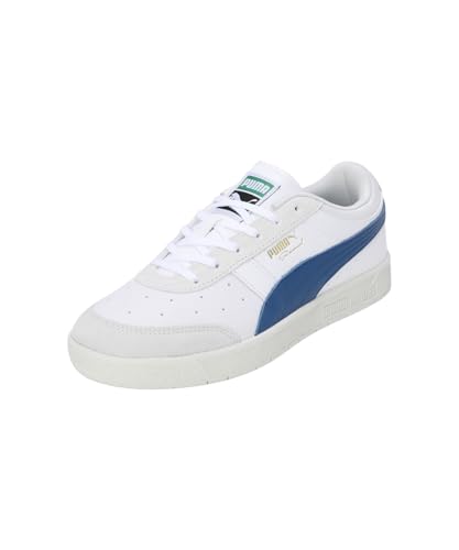 PUMA, Tenis Casuales Seoul, Unisex, Blanco con Azul, Talla 27