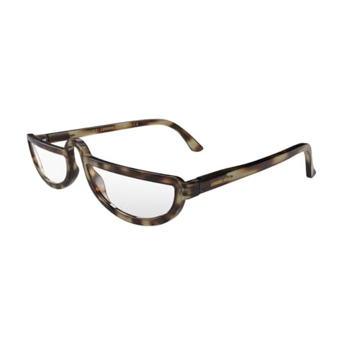 LONDON MOLE® Brainy reading glasses | Cool half moon shaped readers | Men’s Women’s Unisex | Spring hinges
