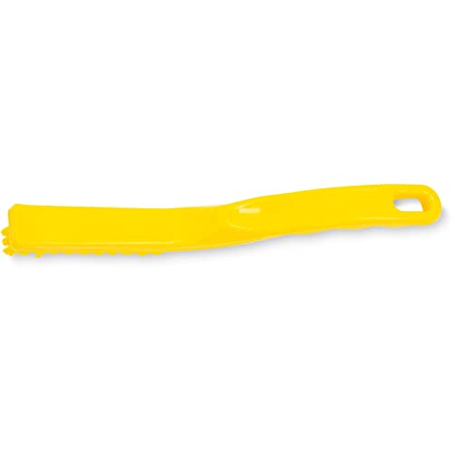 Image of SPARTA Detail Brush Grout Brush, Crevice Brush with Hanging Hole for Bathroom, Kitchens, Countertop, Plastic, 9 Inches, Yellow