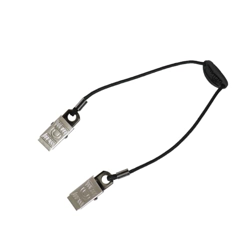 The Hat Pros Cap Catcher w/Adjustable Braided Nylon Cord and Bulldog Clips