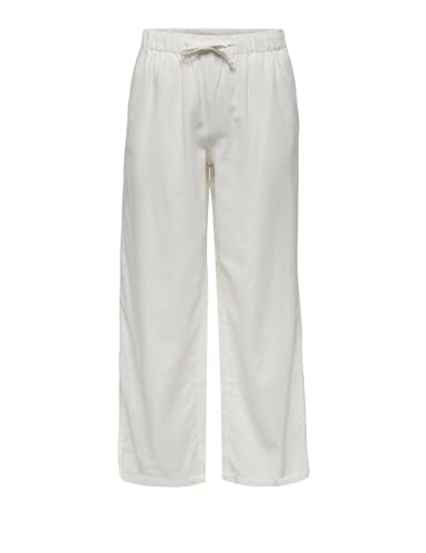 Culotte Lin ONLY Onlgoa pantalon femme taille mi-haute léger évasé