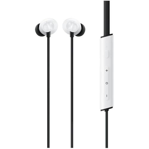 Image of Original Bluetooth Neckband Compatible with Realme Buds Wireless 3 - Fast Pairing, Deep Bass Audio & All-Day Comfort Fit-White (White)