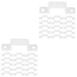 Gadpiparty 200pezzi Clip Per Led Fissaggio Per Illuminazione Facili Installare Resistente Compatibili Per Ed