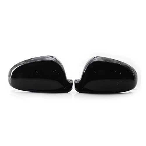Coque de rétroviseur pour VW Golf Passat Jetta Sharan noir brillant