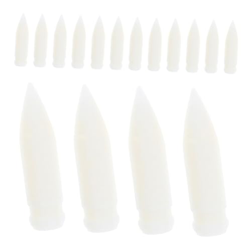 GRIRIW Acrylic Marker Pen Replacement Nibs 20pcs Soft Brush Tip Nylon Easy to Use for Drawing Writing