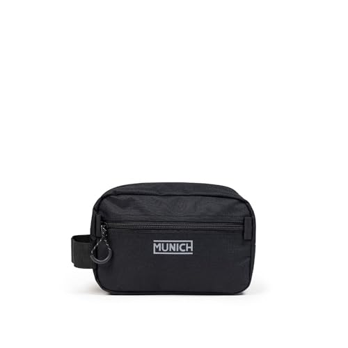 MUNICH Toiletry Black FW24, Unisex Adulto, Negro