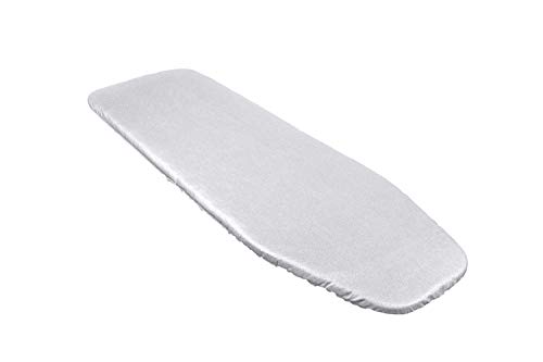 Gedotec Ironfix Folding Ironfix Premium Ironing Board Silver | Folding Table 180° Rotatable | Steel RAL 9016 | Wall Ironing Board for Wall Mounting (Replacement Cover - Silver)