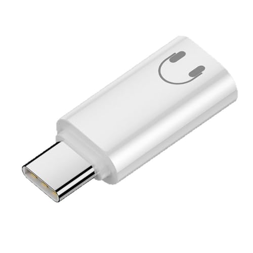 FIRSTXIU Adaptador de auriculares tipo C a 8 pines macho a hembra de 8 pines para tabletas y...