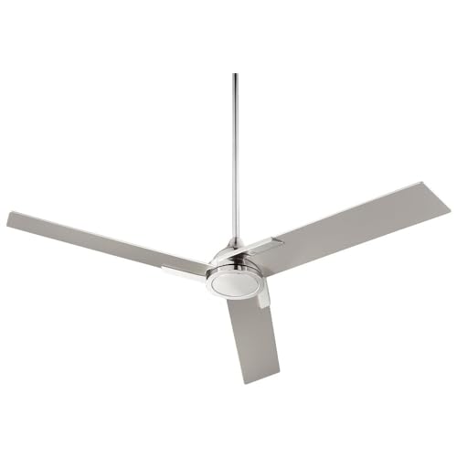 Oxygen Lighting Oxygen 3-103-20 Contemporary Modern 56``Ceiling Fan from Coda Collection in Polished Nickel Finish