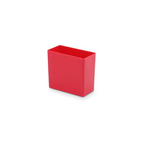 1a-TopStore 10 Stk. Einsatzkästen Einsatzboxen Schubladen-Einsatzkasten Sortierboxen, 32 Größen, 5 Farben (rot, 99x49x90 mm) – Ansicht 3